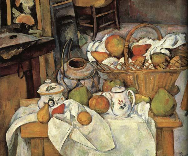 Paul Cezanne La Table de cuisine Spain oil painting art